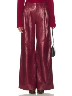 SIMKHAI Kobie Pants Cranberry Red
